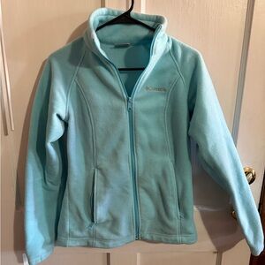 Columbia Soft Blue Fleece Jacket